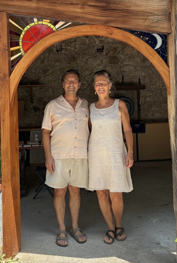 Marie-Ange Pernoud et Giorgio Cammarata, qui tiennent le centre